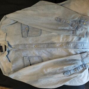 Men's Light Blue Denim Shirt
